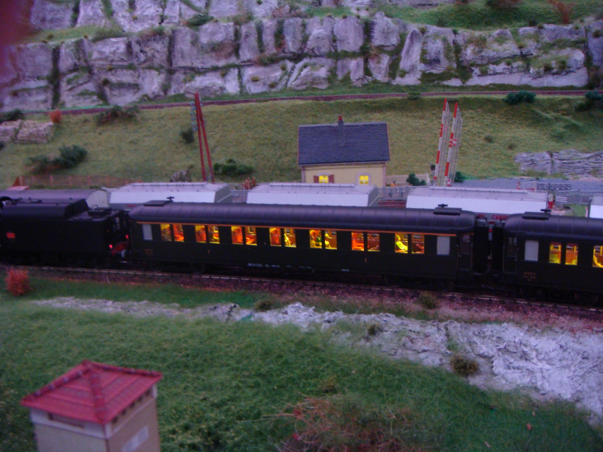 Voiture De Train Ancienne AS O – P.L.M A8yFi542 I Express – Métal Sérigraphié – France